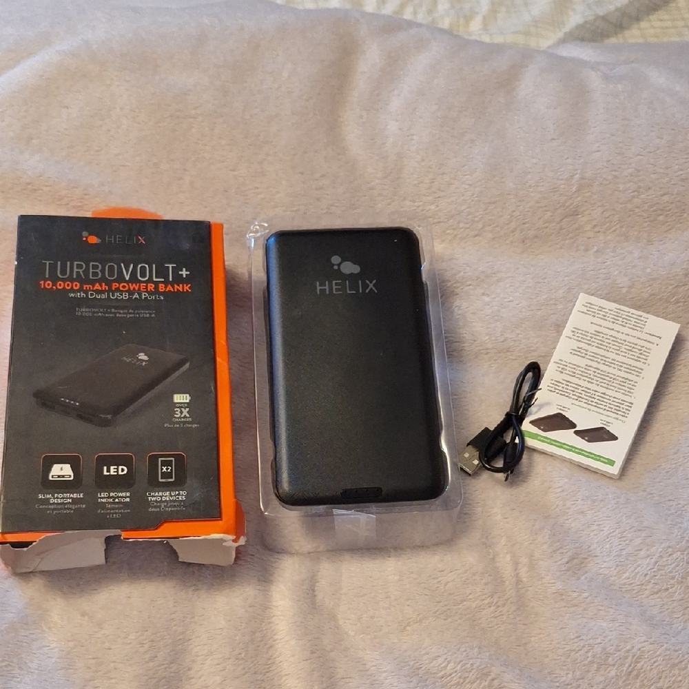 Helix TurboVolt+ Black Power Bank